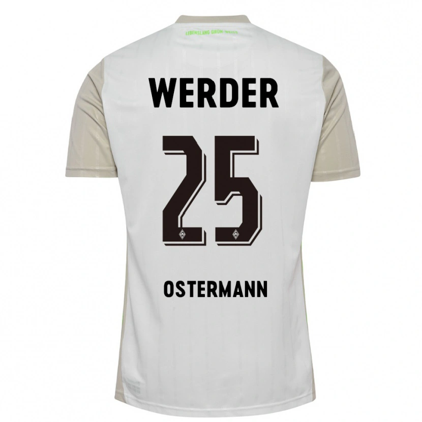 Danxen Herren Ben Ostermann #25 Weiß Schwarz Auswärtstrikot Trikot 2025/26 T-Shirt Schweiz