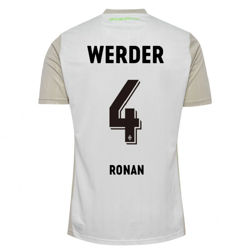 Danxen Herren Kaylie Ronan #4 Weiß Schwarz Auswärtstrikot Trikot 2025/26 T-Shirt Schweiz