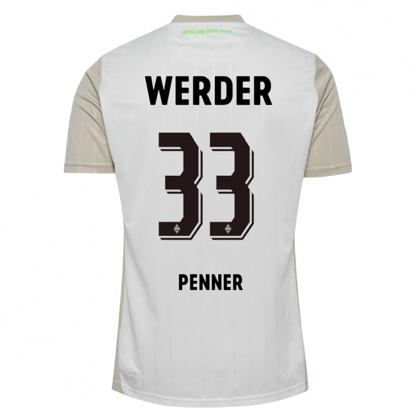 Danxen Herren Maria Penner #33 Weiß Schwarz Auswärtstrikot Trikot 2025/26 T-Shirt Schweiz
