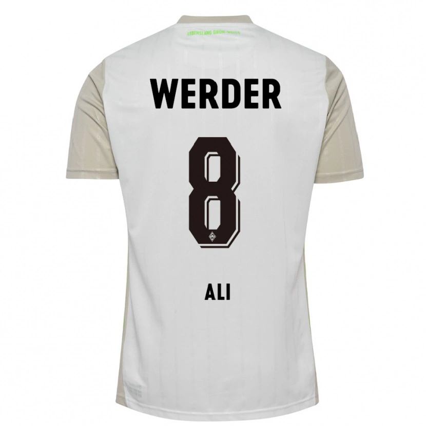 Danxen Herren Rumat Ali #8 Weiß Schwarz Auswärtstrikot Trikot 2025/26 T-Shirt Schweiz