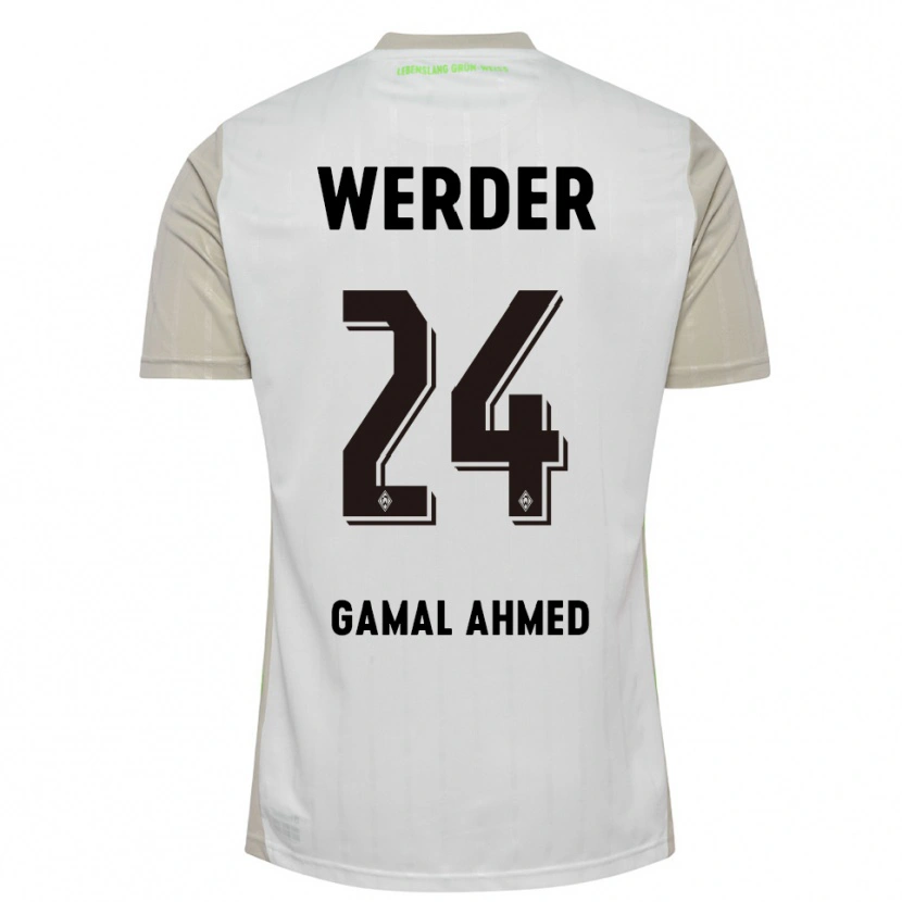 Danxen Herren Adam Gamal Ahmed #24 Weiß Schwarz Auswärtstrikot Trikot 2025/26 T-Shirt Schweiz