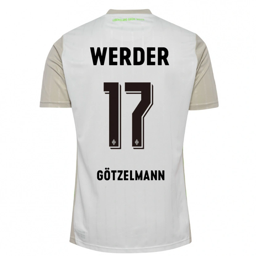 Danxen Herren Patrick Götzelmann #17 Weiß Schwarz Auswärtstrikot Trikot 2025/26 T-Shirt Schweiz