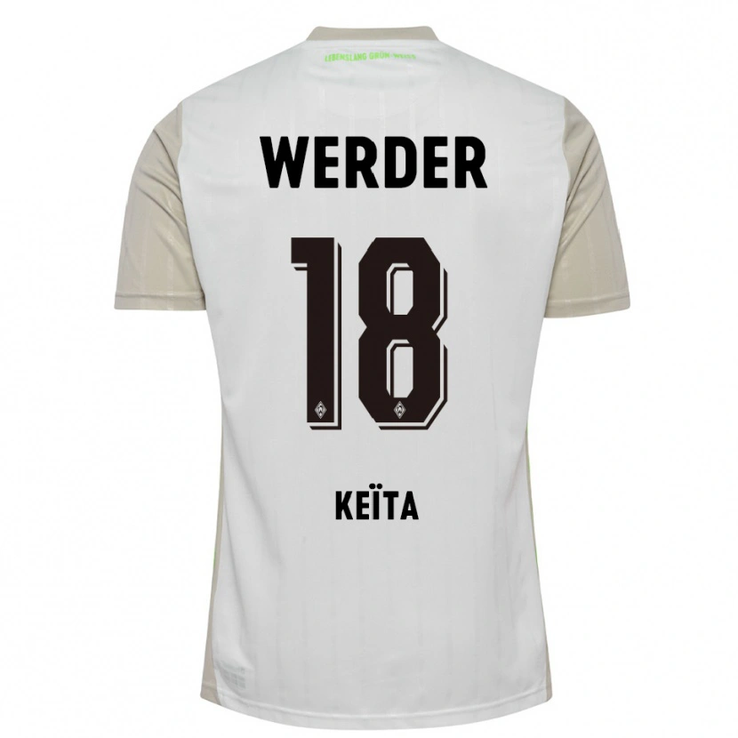 Danxen Herren Naby Keïta #18 Weiß Schwarz Auswärtstrikot Trikot 2025/26 T-Shirt Schweiz