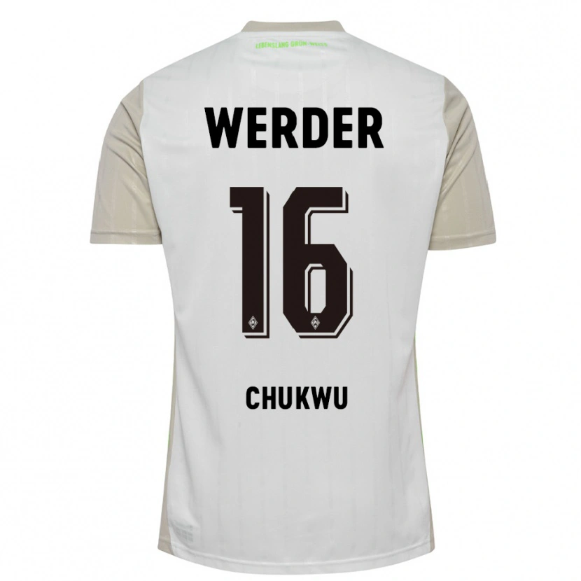 Danxen Herren Emmanuel Chukwu #16 Weiß Schwarz Auswärtstrikot Trikot 2025/26 T-Shirt Schweiz