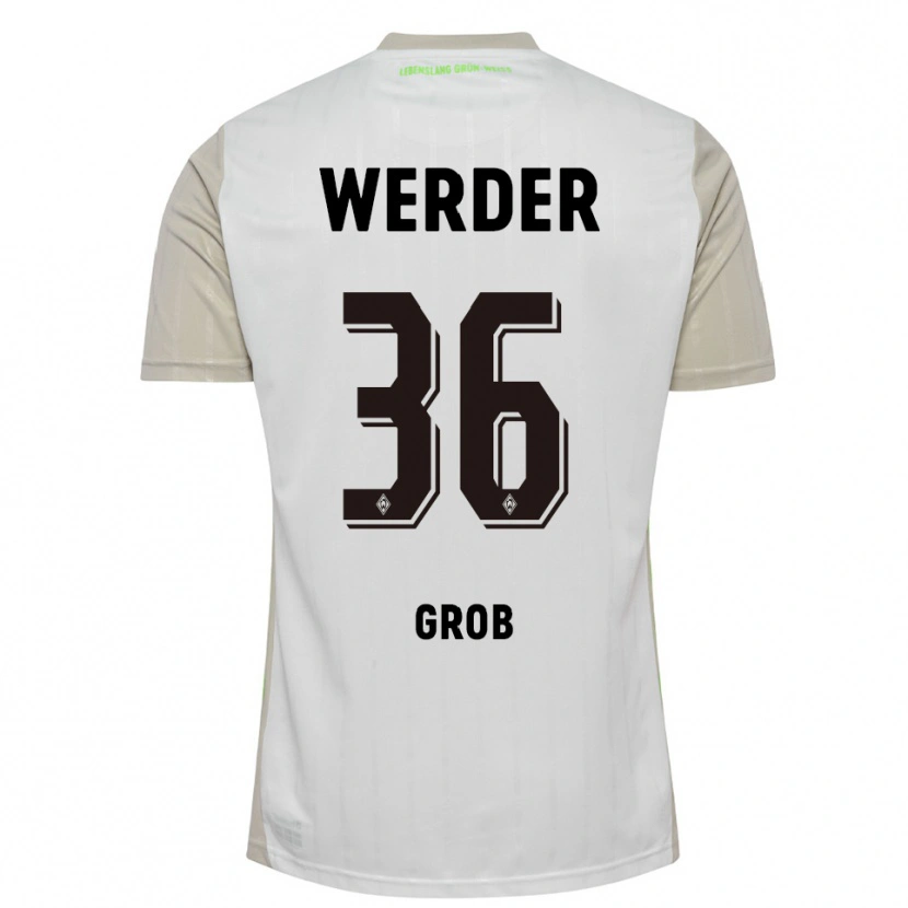 Danxen Herren Christian Groß #36 Weiß Schwarz Auswärtstrikot Trikot 2025/26 T-Shirt Schweiz