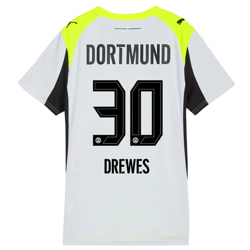 Danxen Herren Patrick Drewes #30 Fluoreszierendes Gelb Auswärtstrikot Trikot 2025/26 T-Shirt Schweiz