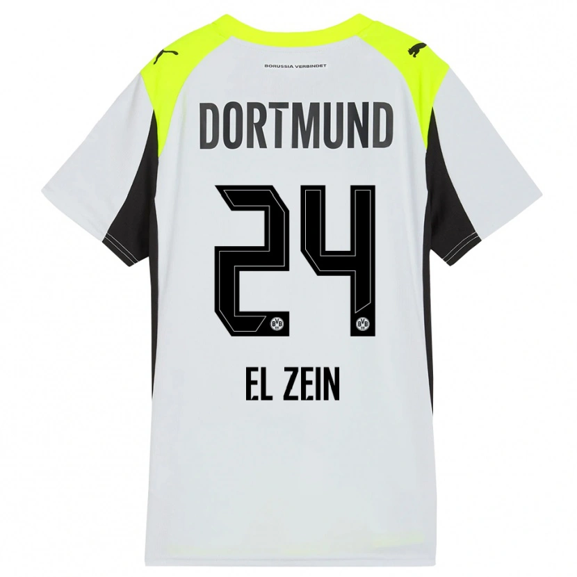 Danxen Herren Abu-Bekir Omer El-Zein #24 Fluoreszierendes Gelb Auswärtstrikot Trikot 2025/26 T-Shirt Schweiz