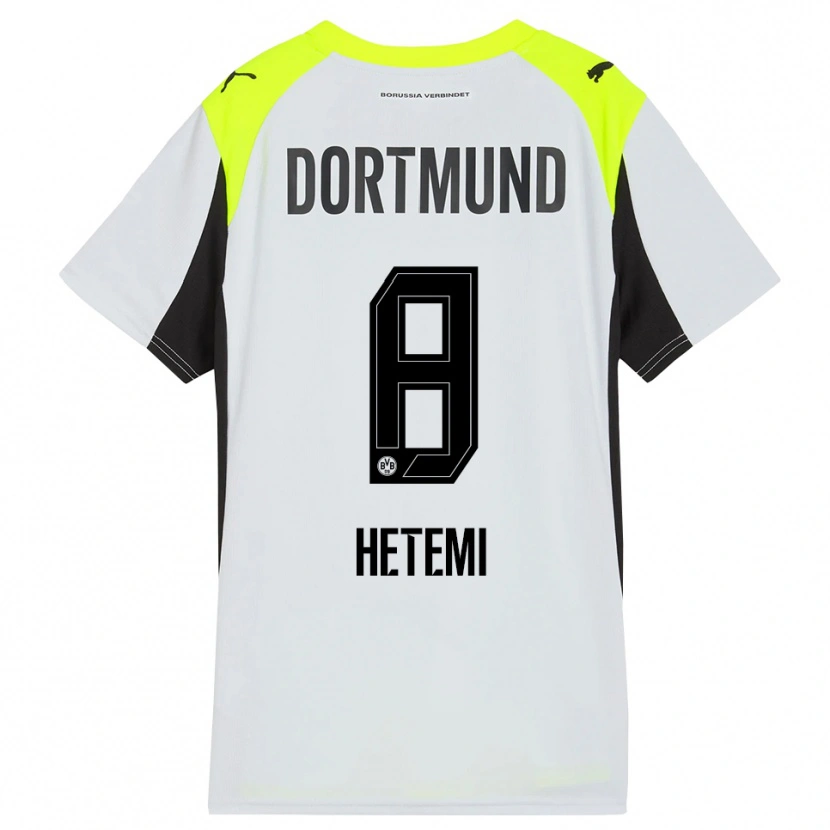 Danxen Herren Rilind Hetemi #8 Fluoreszierendes Gelb Auswärtstrikot Trikot 2025/26 T-Shirt Schweiz