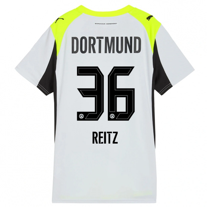 Danxen Herren Tony Reitz #36 Fluoreszierendes Gelb Auswärtstrikot Trikot 2025/26 T-Shirt Schweiz