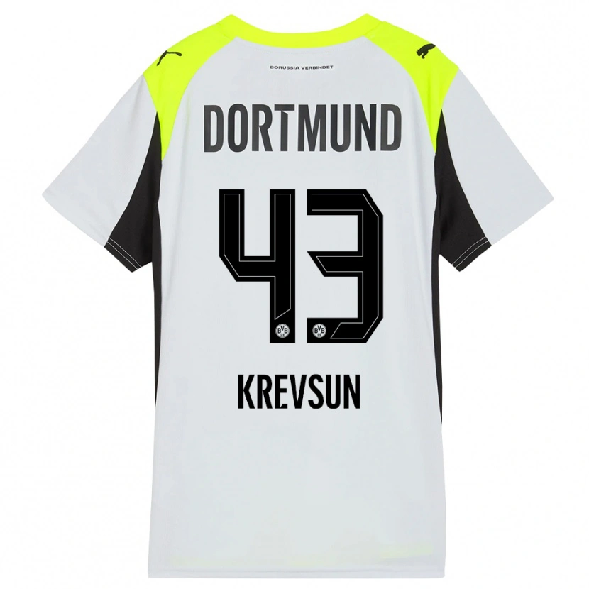 Danxen Herren Danylo Krevsun #43 Fluoreszierendes Gelb Auswärtstrikot Trikot 2025/26 T-Shirt Schweiz