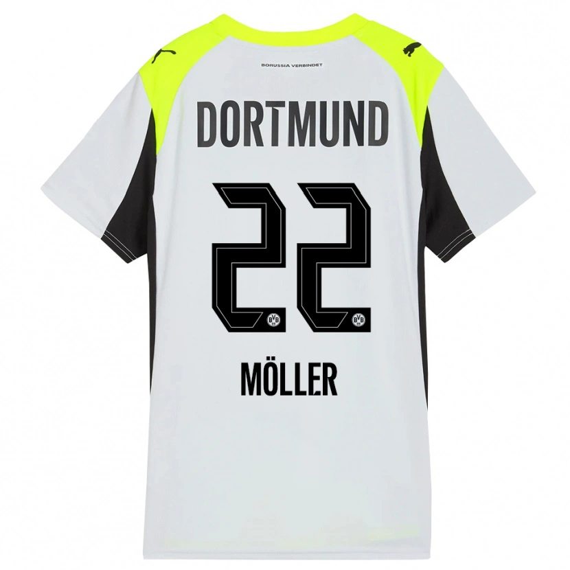 Danxen Herren Paul Möller #22 Fluoreszierendes Gelb Auswärtstrikot Trikot 2025/26 T-Shirt Schweiz