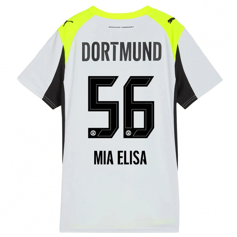 Danxen Herren Bomnuter Mia Elisa #56 Fluoreszierendes Gelb Auswärtstrikot Trikot 2025/26 T-Shirt Schweiz