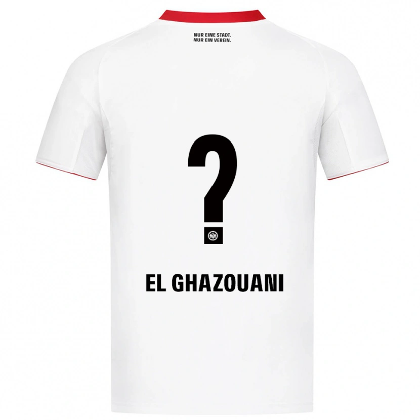 Danxen Herren Mohamed El Ghazouani #0 Weiß Rot Auswärtstrikot Trikot 2025/26 T-Shirt Schweiz