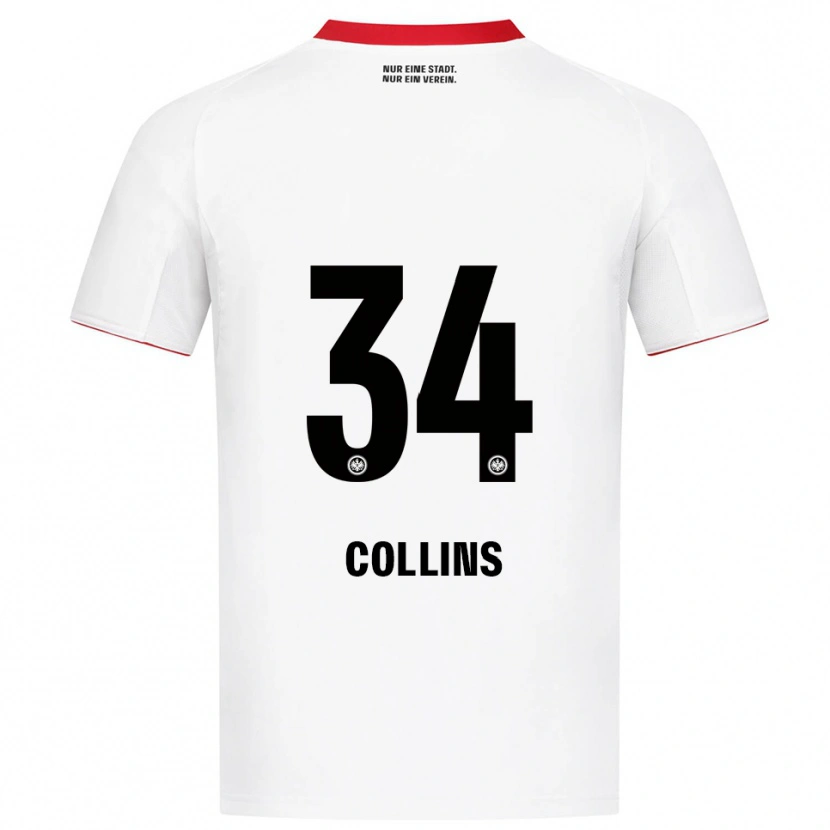 Danxen Herren Nnamdi Collins #34 Weiß Rot Auswärtstrikot Trikot 2025/26 T-Shirt Schweiz