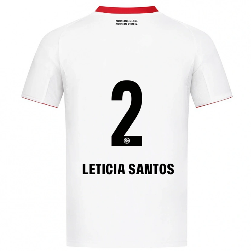 Danxen Herren Letícia Santos De Oliveira #2 Weiß Rot Auswärtstrikot Trikot 2025/26 T-Shirt Schweiz