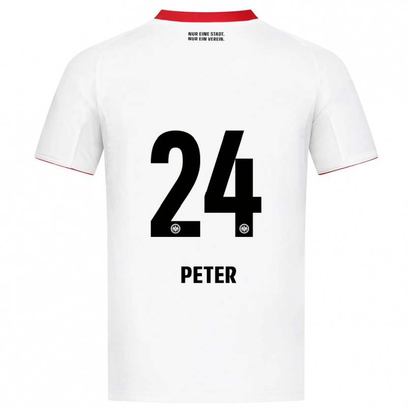 Danxen Herren Nicolas Peter #24 Weiß Rot Auswärtstrikot Trikot 2025/26 T-Shirt Schweiz