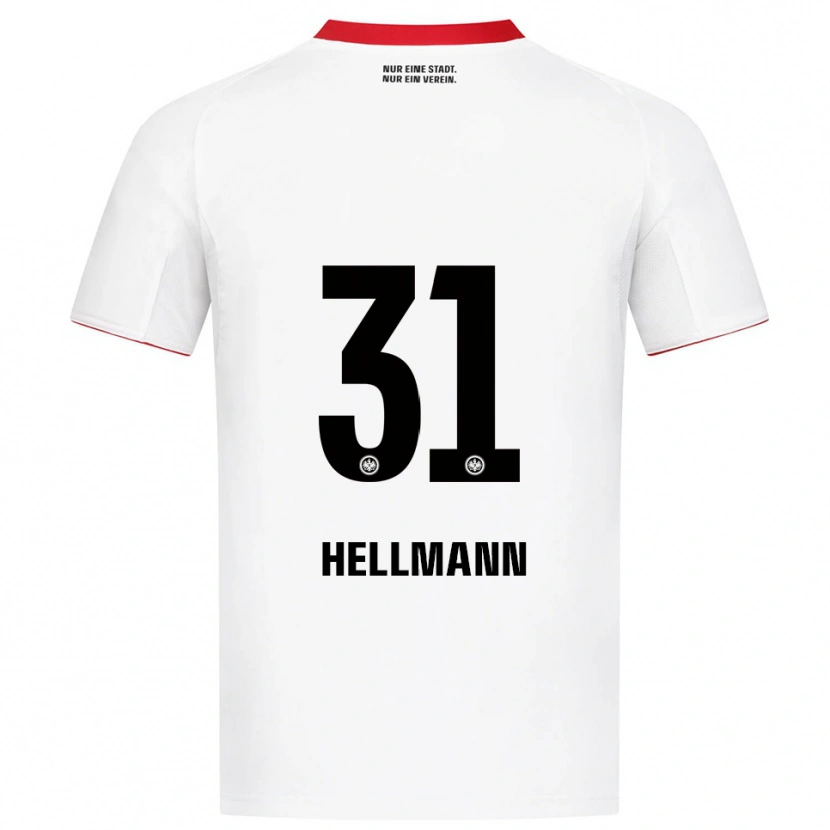 Danxen Herren Melvin Hellmann #31 Weiß Rot Auswärtstrikot Trikot 2025/26 T-Shirt Schweiz