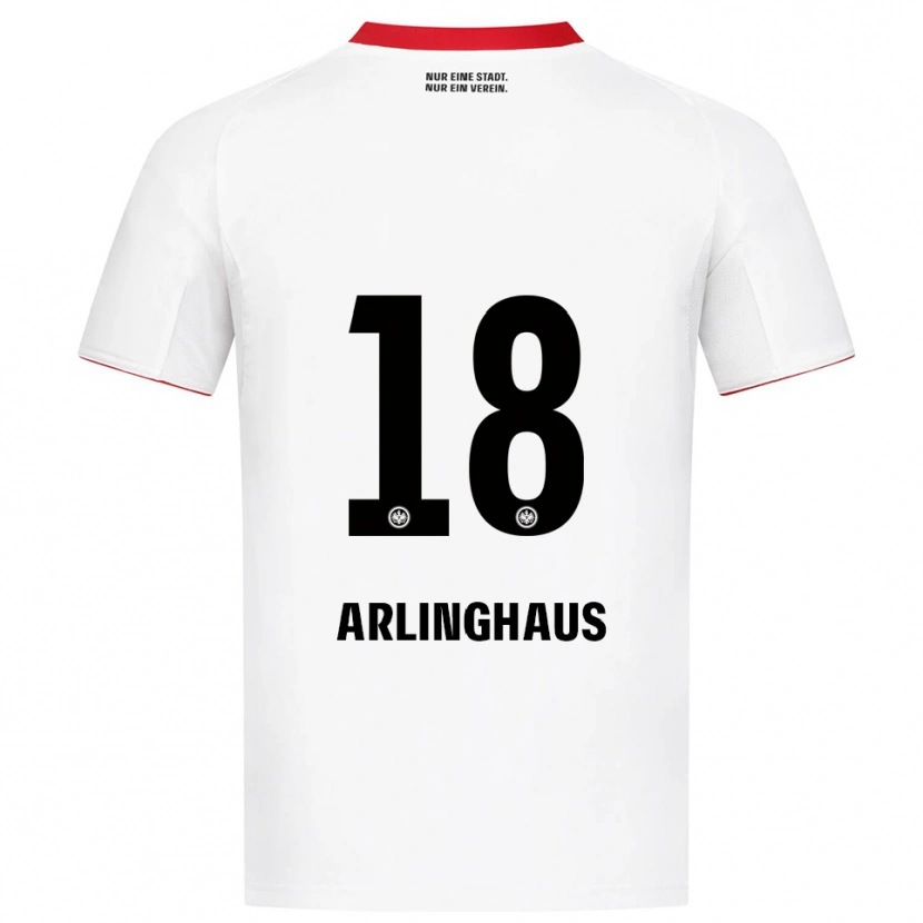 Danxen Herren Maximilian Arlinghaus #18 Weiß Rot Auswärtstrikot Trikot 2025/26 T-Shirt Schweiz