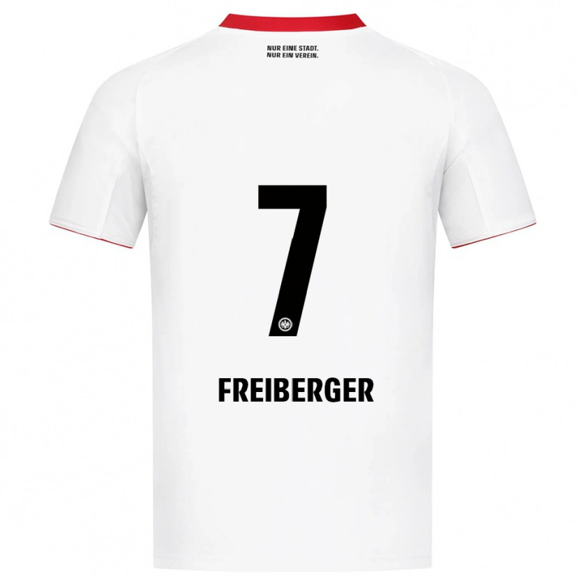 Danxen Herren Benjamin Freiberger #7 Weiß Rot Auswärtstrikot Trikot 2025/26 T-Shirt Schweiz