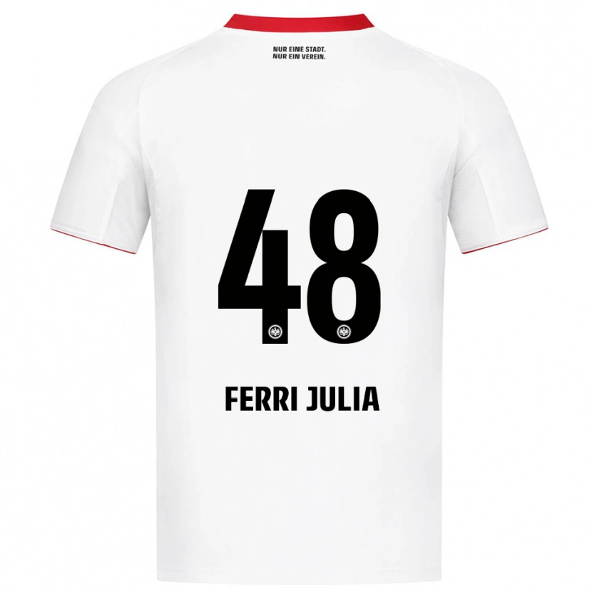 Danxen Herren Nacho Ferri #48 Weiß Rot Auswärtstrikot Trikot 2025/26 T-Shirt Schweiz