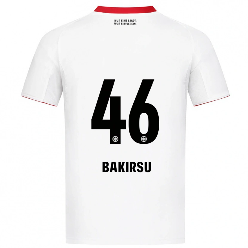 Danxen Herren Hüseyin Bakirsu #46 Weiß Rot Auswärtstrikot Trikot 2025/26 T-Shirt Schweiz