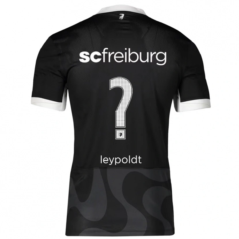 Danxen Herren Joona Leypoldt #0 Schwarz Weiß Auswärtstrikot Trikot 2025/26 T-Shirt Schweiz