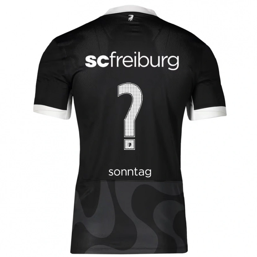 Danxen Herren Noa Sonntag #0 Schwarz Weiß Auswärtstrikot Trikot 2025/26 T-Shirt Schweiz