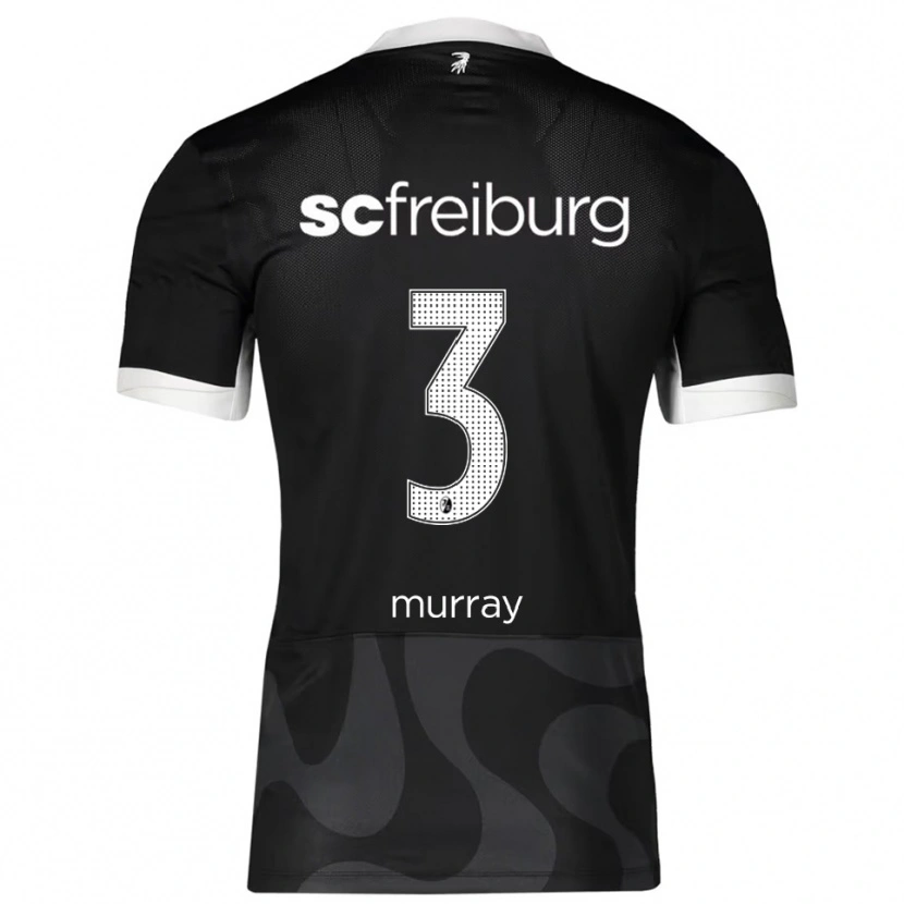 Danxen Herren Drew Murray #3 Schwarz Weiß Auswärtstrikot Trikot 2025/26 T-Shirt Schweiz