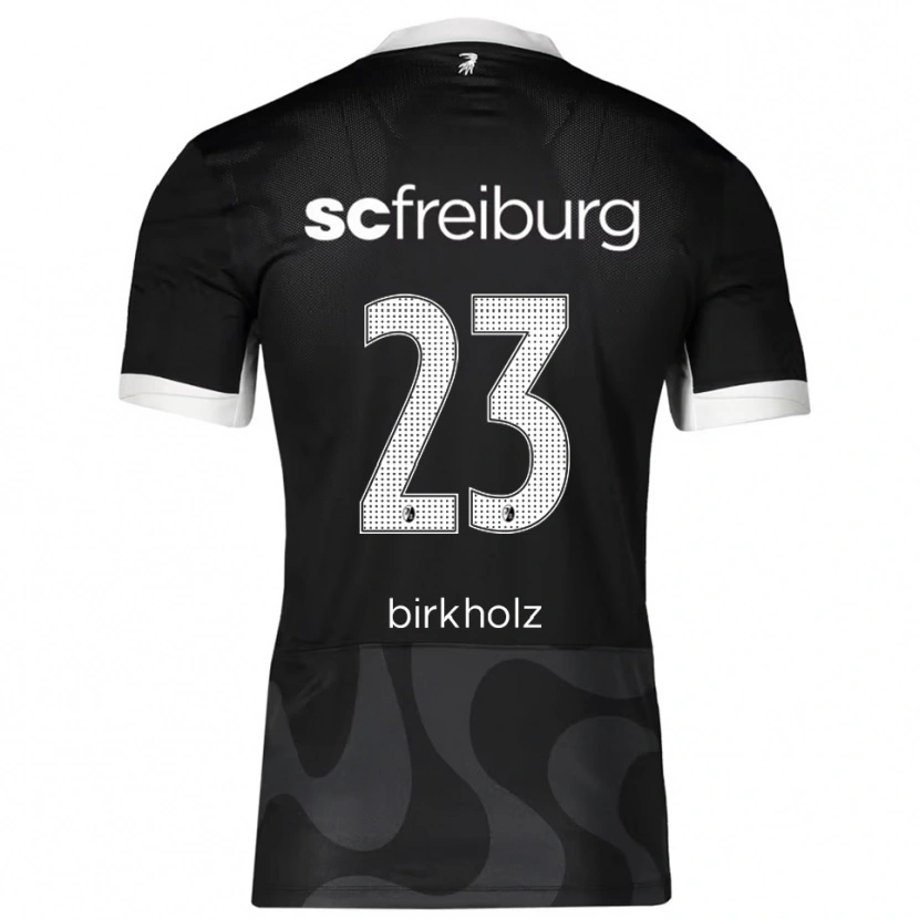 Danxen Herren Luca Birkholz #23 Schwarz Weiß Auswärtstrikot Trikot 2025/26 T-Shirt Schweiz