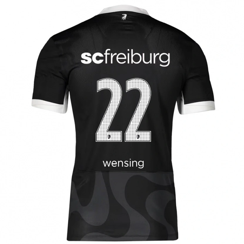 Danxen Herren Luisa Wensing #22 Schwarz Weiß Auswärtstrikot Trikot 2025/26 T-Shirt Schweiz