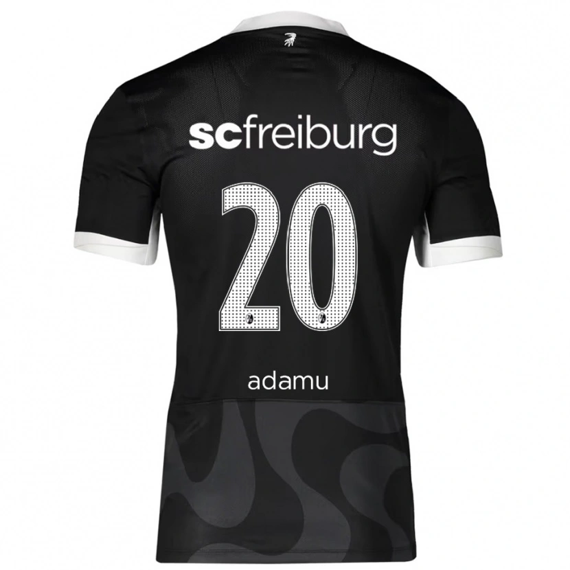 Danxen Herren Junior Adamu #20 Schwarz Weiß Auswärtstrikot Trikot 2025/26 T-Shirt Schweiz