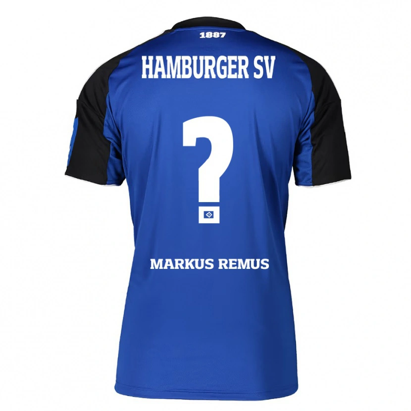 Danxen Herren Markus Remus #0 Blau Schwarz Auswärtstrikot Trikot 2025/26 T-Shirt Schweiz