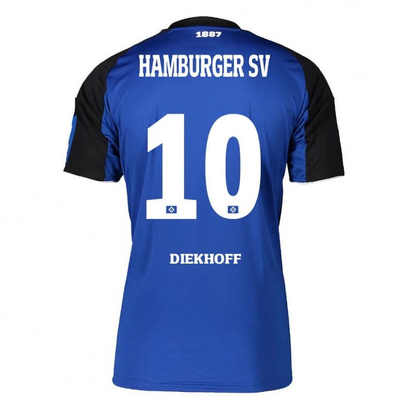 Danxen Herren Hannah Diekhoff #10 Blau Schwarz Auswärtstrikot Trikot 2025/26 T-Shirt Schweiz