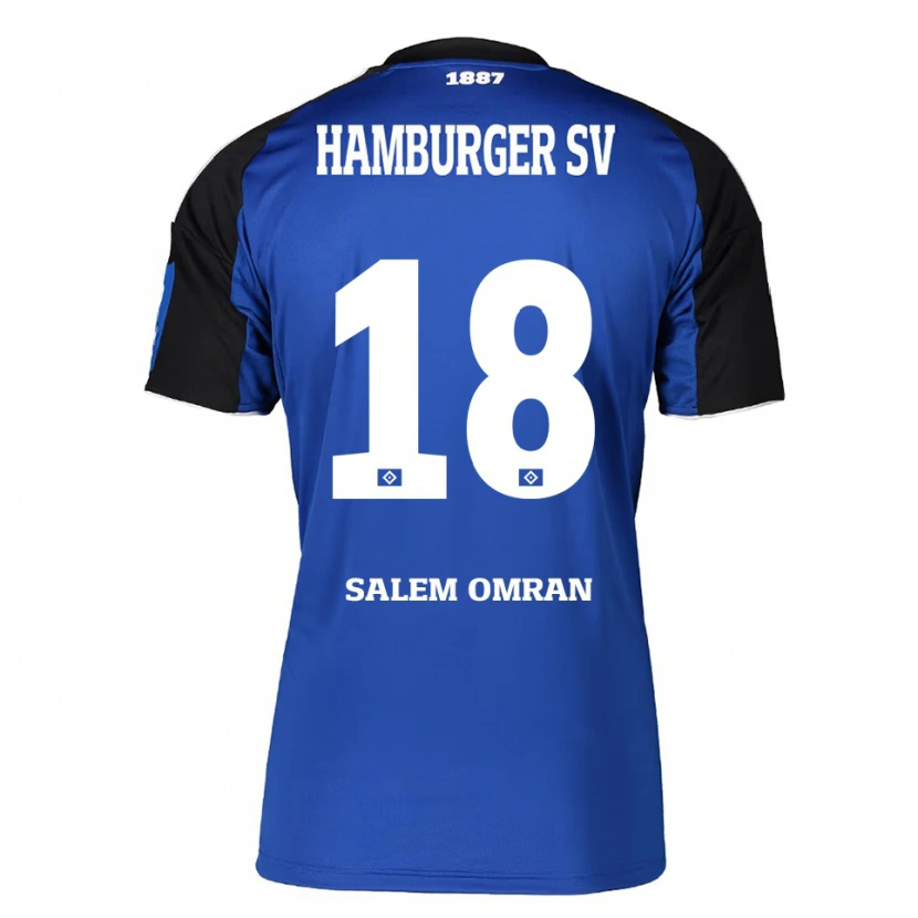 Danxen Herren Amir Salem Omran #18 Blau Schwarz Auswärtstrikot Trikot 2025/26 T-Shirt Schweiz