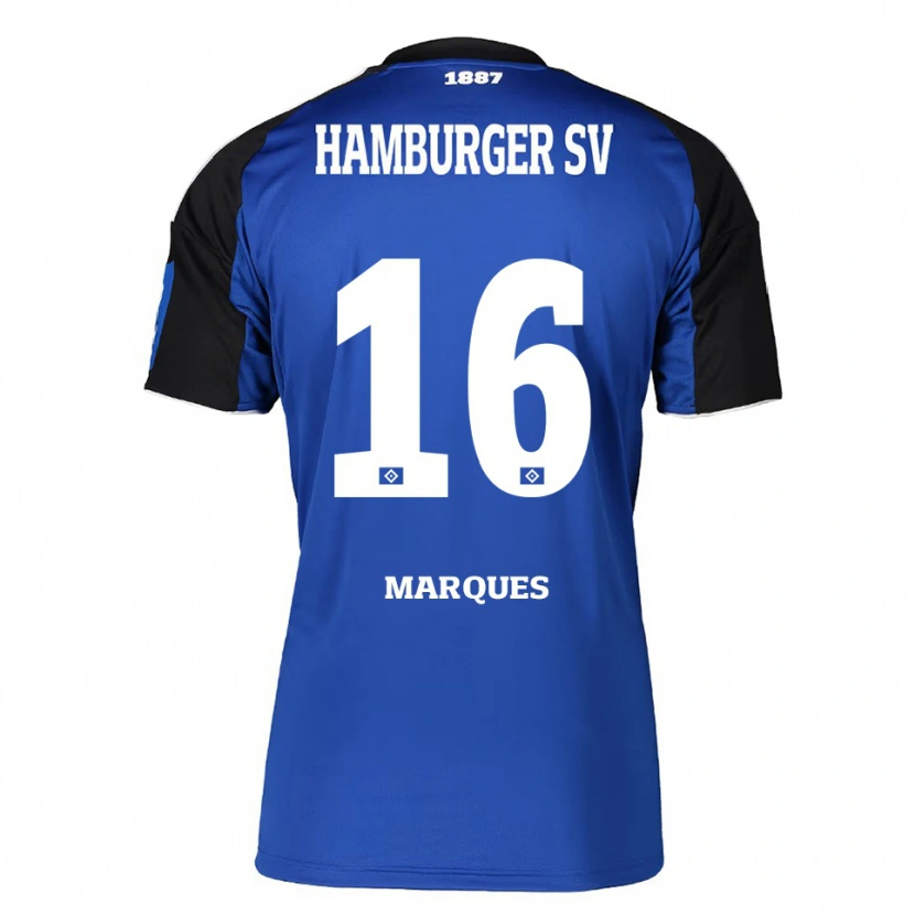 Danxen Herren Alex Da Graca Marques #16 Blau Schwarz Auswärtstrikot Trikot 2025/26 T-Shirt Schweiz
