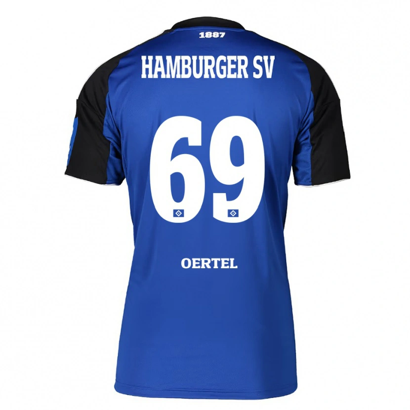 Danxen Herren Jan Oertel #69 Blau Schwarz Auswärtstrikot Trikot 2025/26 T-Shirt Schweiz