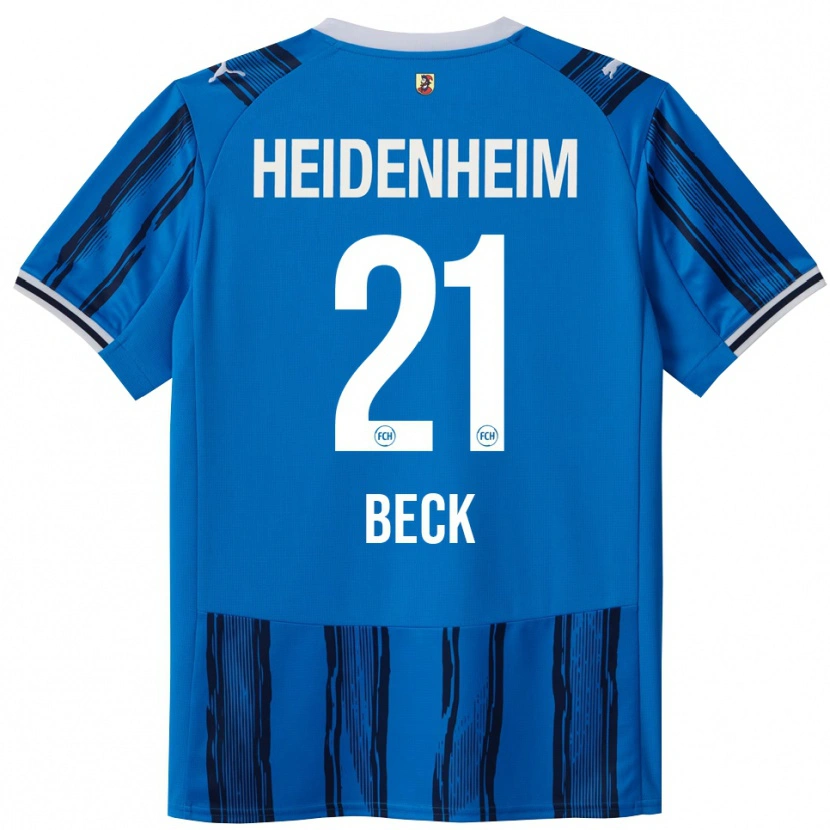 Danxen Herren Adrian Beck #21 Blau Marineblau Auswärtstrikot Trikot 2025/26 T-Shirt Schweiz