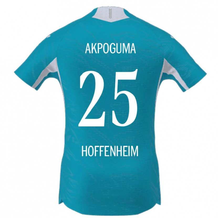 Danxen Herren Kevin Akpoguma #25 Himmelblau Auswärtstrikot Trikot 2025/26 T-Shirt Schweiz