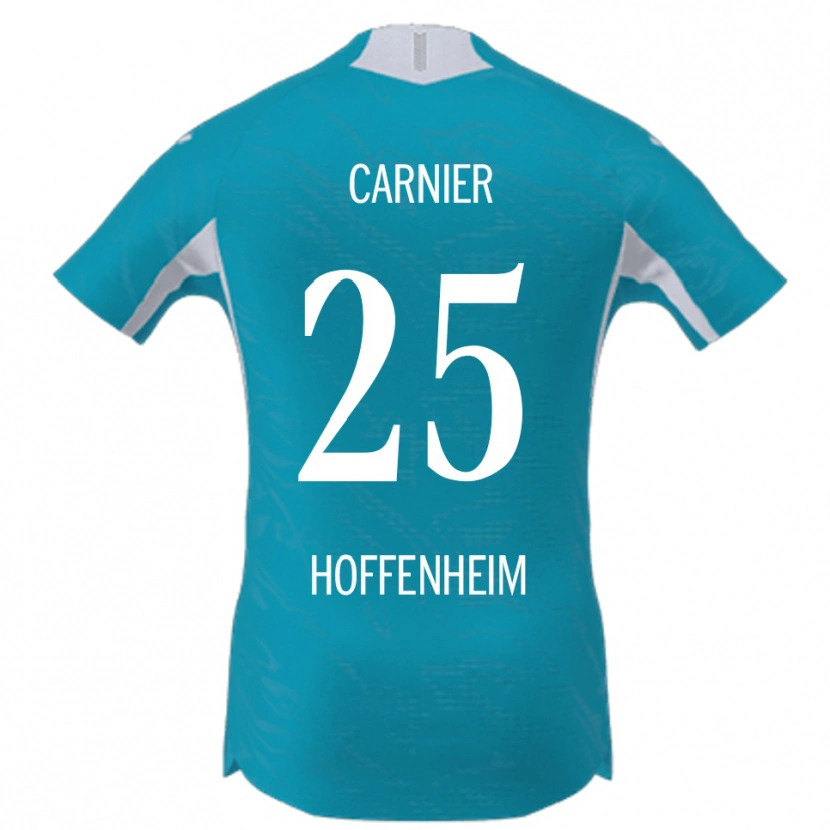 Danxen Herren Alekseï Carnier #25 Himmelblau Auswärtstrikot Trikot 2025/26 T-Shirt Schweiz