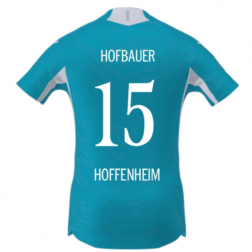 Danxen Herren Anton Hofbauer #15 Himmelblau Auswärtstrikot Trikot 2025/26 T-Shirt Schweiz