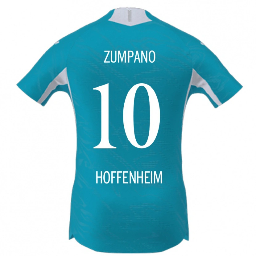 Danxen Herren Nevio Zumpano #10 Himmelblau Auswärtstrikot Trikot 2025/26 T-Shirt Schweiz