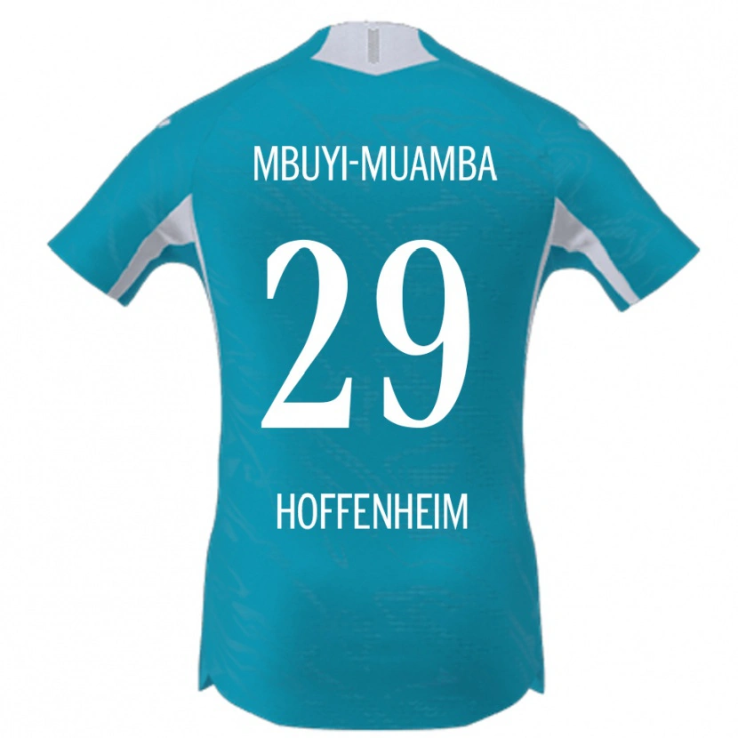 Danxen Herren Hubert Mbuyi-Muamba #29 Himmelblau Auswärtstrikot Trikot 2025/26 T-Shirt Schweiz