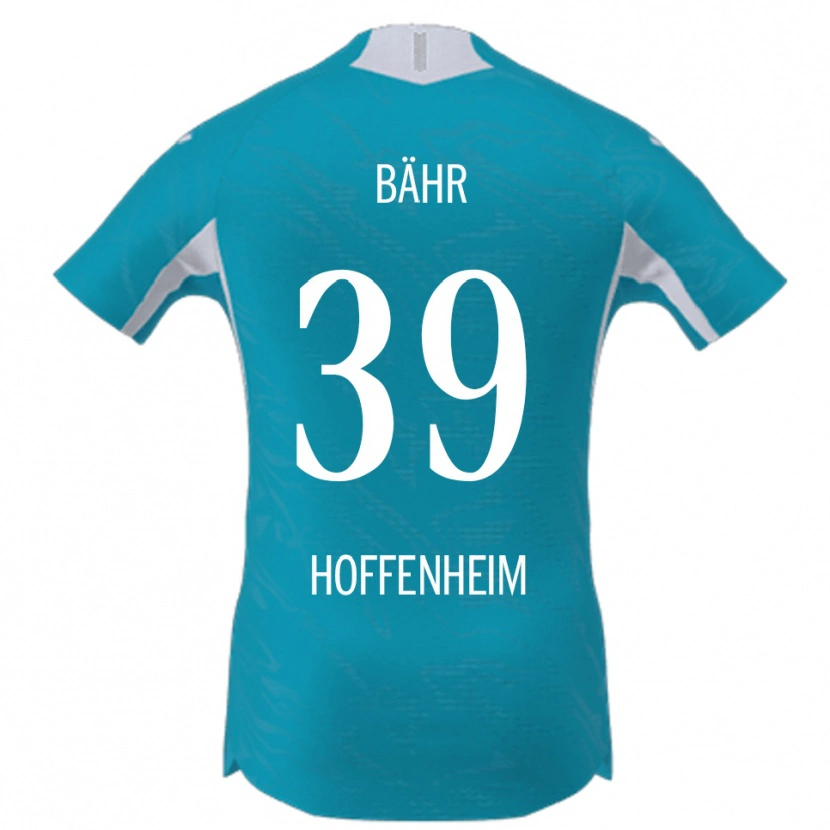 Danxen Herren Florian Bähr #39 Himmelblau Auswärtstrikot Trikot 2025/26 T-Shirt Schweiz