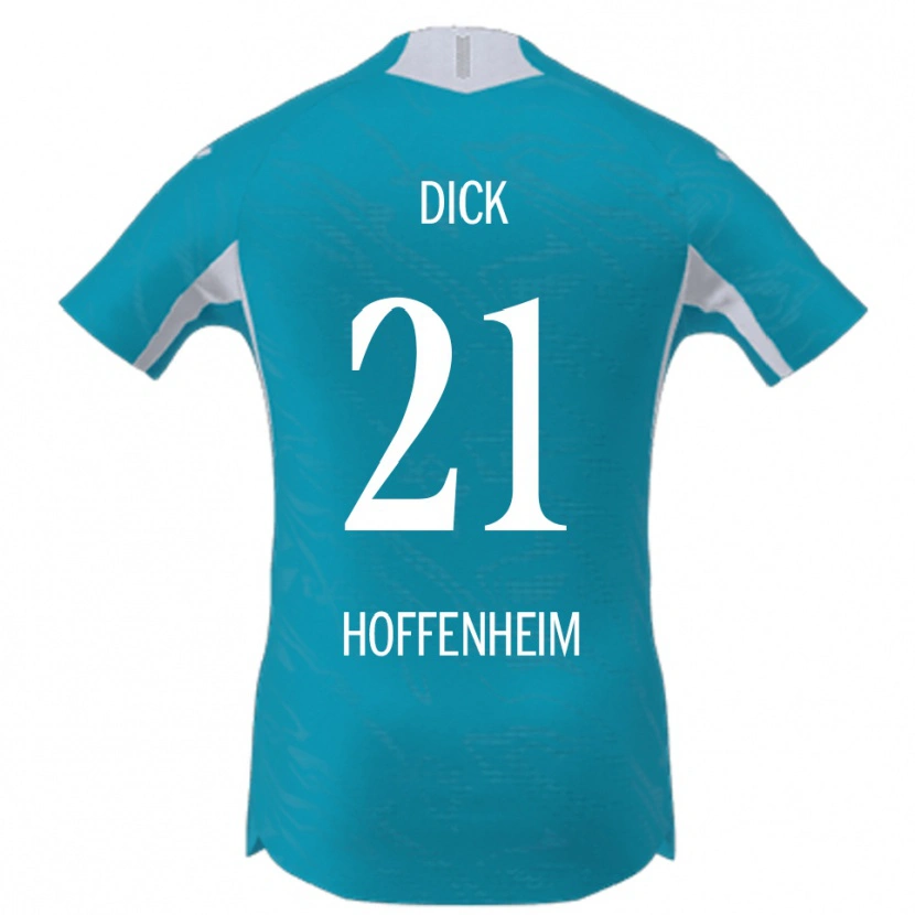 Danxen Herren Laura Dick #21 Himmelblau Auswärtstrikot Trikot 2025/26 T-Shirt Schweiz