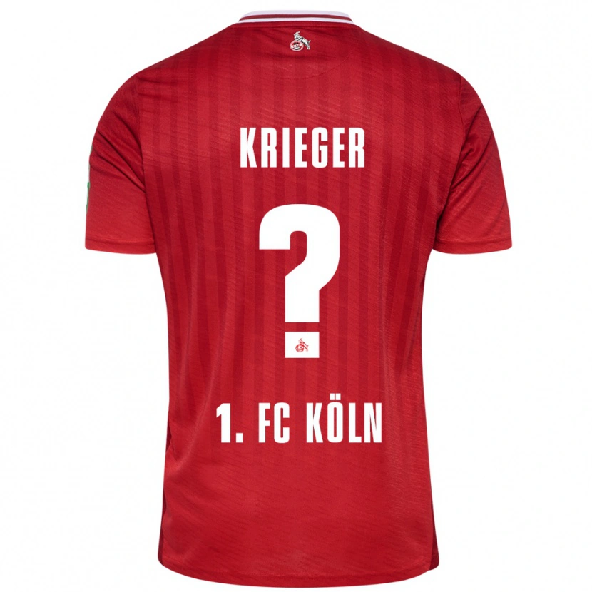 Danxen Herren Karl Krieger #0 Rot Weiß Auswärtstrikot Trikot 2025/26 T-Shirt Schweiz