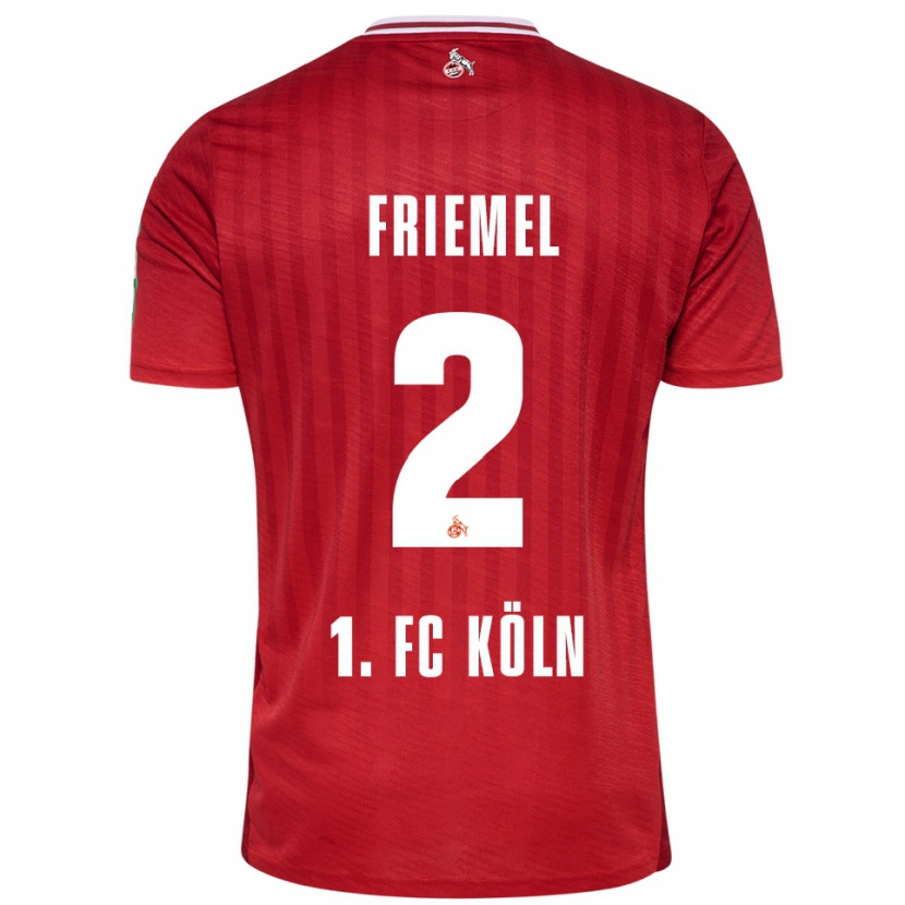 Danxen Herren Jonathan Friemel #2 Rot Weiß Auswärtstrikot Trikot 2025/26 T-Shirt Schweiz
