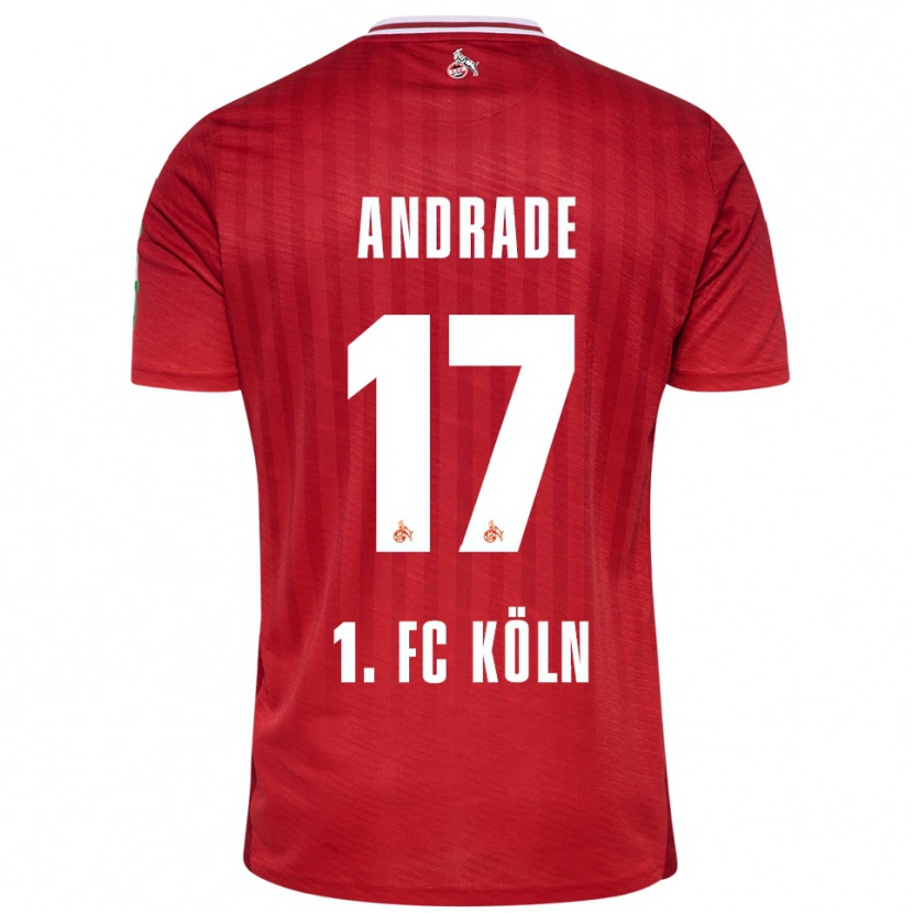 Danxen Herren Lydia Andrade #17 Rot Weiß Auswärtstrikot Trikot 2025/26 T-Shirt Schweiz