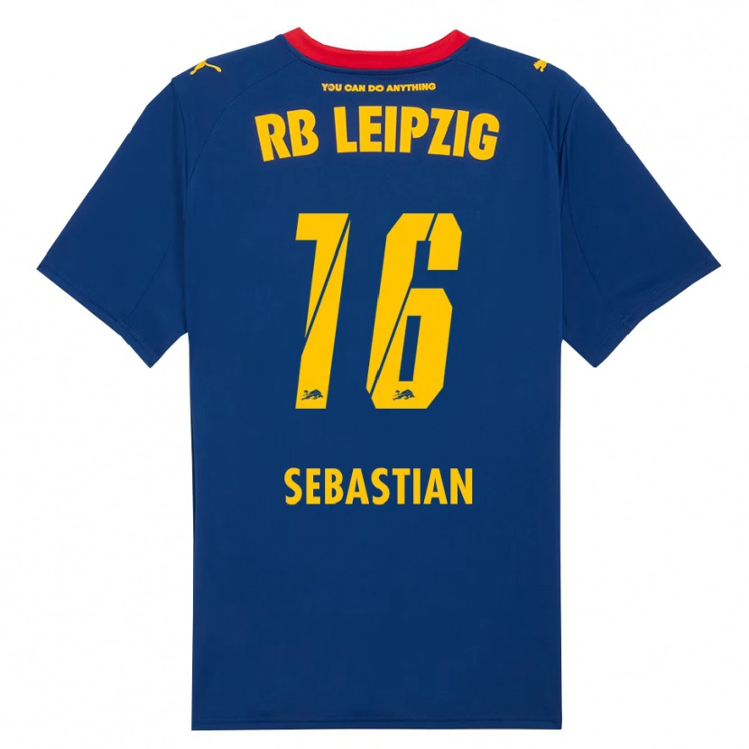 Danxen Herren Jordy Sebastian #16 Marineblau Rot Auswärtstrikot Trikot 2025/26 T-Shirt Schweiz