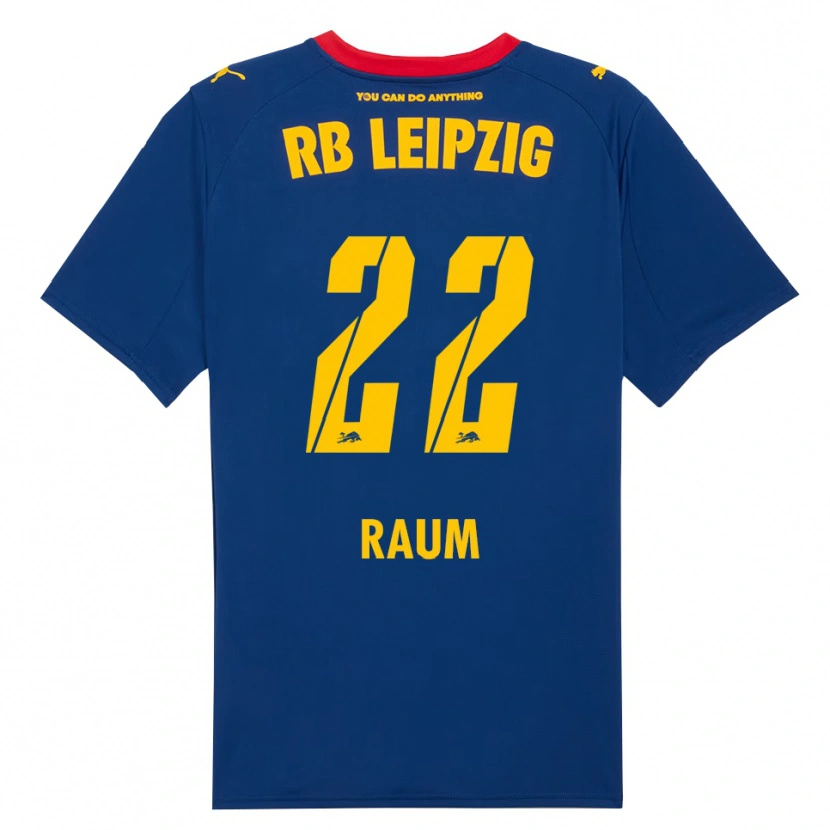 Danxen Herren David Raum #22 Marineblau Rot Auswärtstrikot Trikot 2025/26 T-Shirt Schweiz