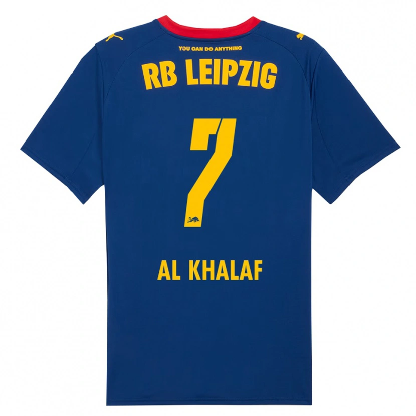 Danxen Herren Abdul Al Khalaf #7 Marineblau Rot Auswärtstrikot Trikot 2025/26 T-Shirt Schweiz